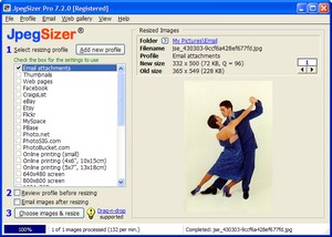 Resize images, photos and pictures